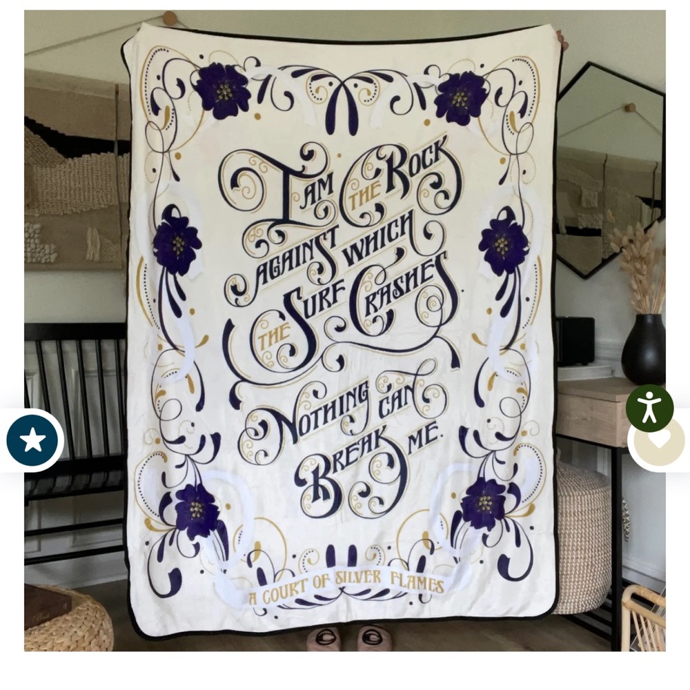A Court of Silver Flames Blanket